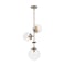 Nuvo Fixture, Pendant, 3-Lght, Incandescent, 60W, 120V, B10, Candelabra Bse, Height: 22.38 60/7124 - alternate 4